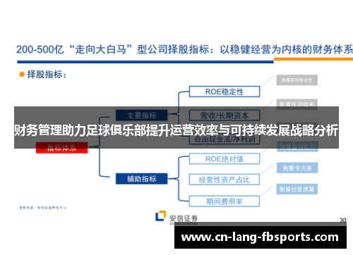 财务管理助力足球俱乐部提升运营效率与可持续发展战略分析